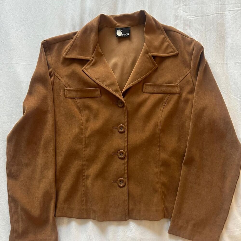 Unbranded Women's Brown and Tan Jacket